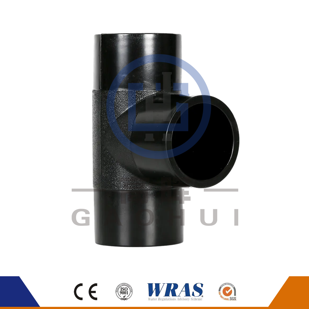 HDPE Butt Fusion Butt Tee untuk Bekalan Air Pembekalan Pemindahan Kumbahan