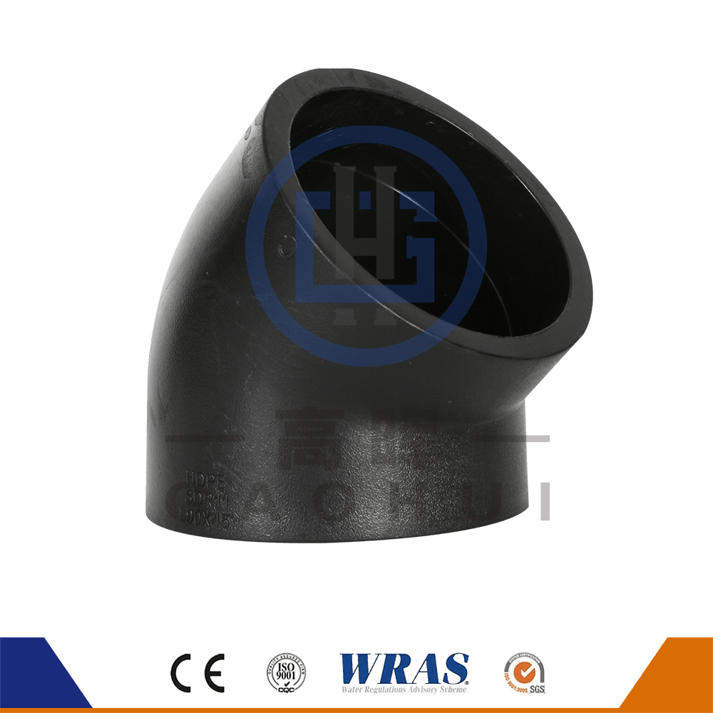 Soket Soket HDPE 45 ° siku