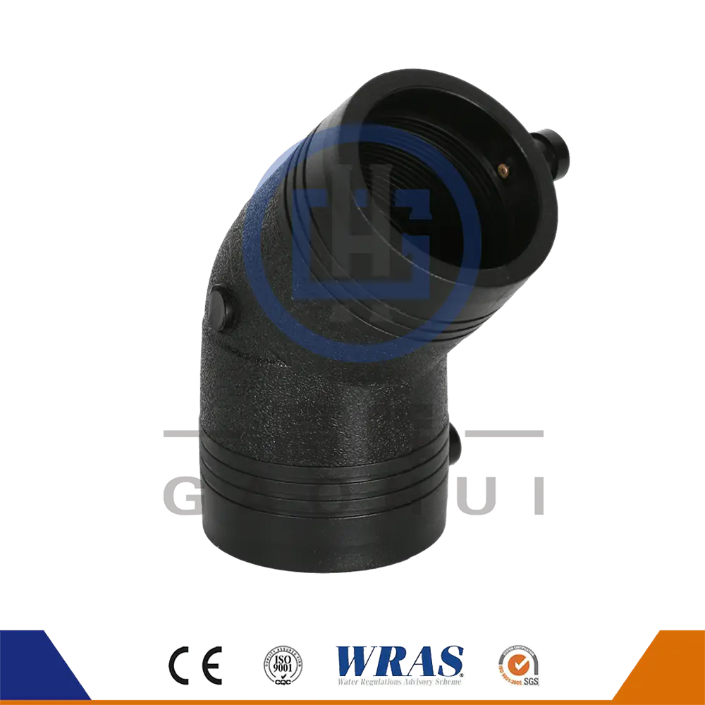 Memenuhi cabaran persekitaran yang keras: Kelebihan pengedap HDPE membentuk Electro Fusion 45 darjah Bend siku