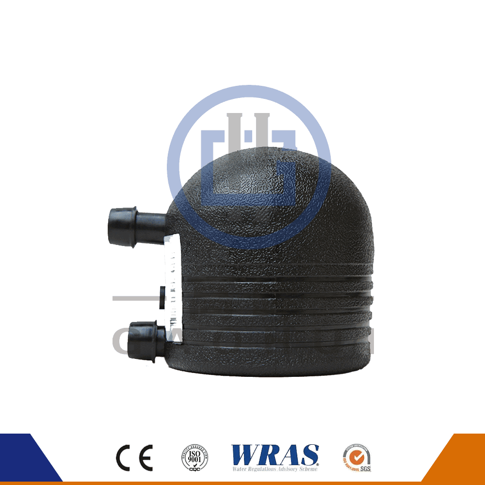 HDPE Molded Electro Fusion End Cap HDPE Pipa Akhir untuk Bekalan Air